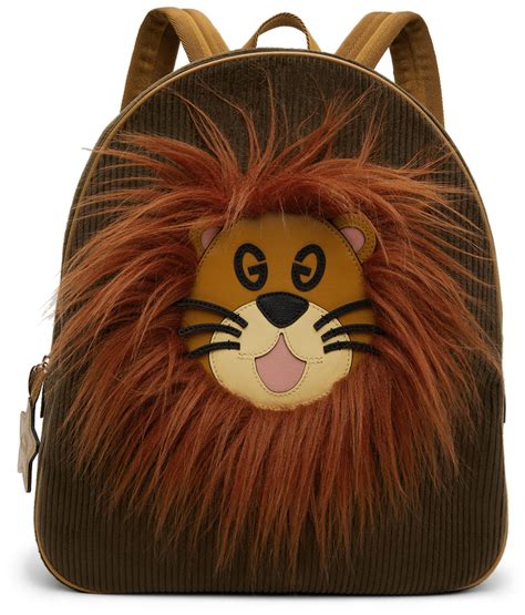 gucci backpack with lion|gucci handbags on amazon.